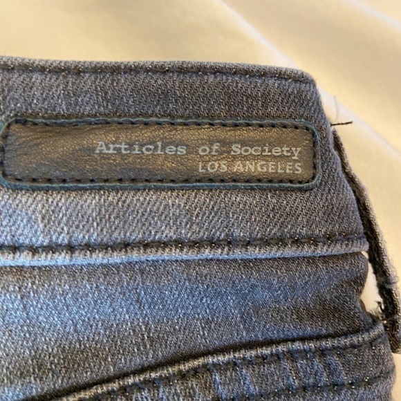 Articles of Society Women’ Sarah Tar wash black jeans Size 28 - Picture 5 of 8